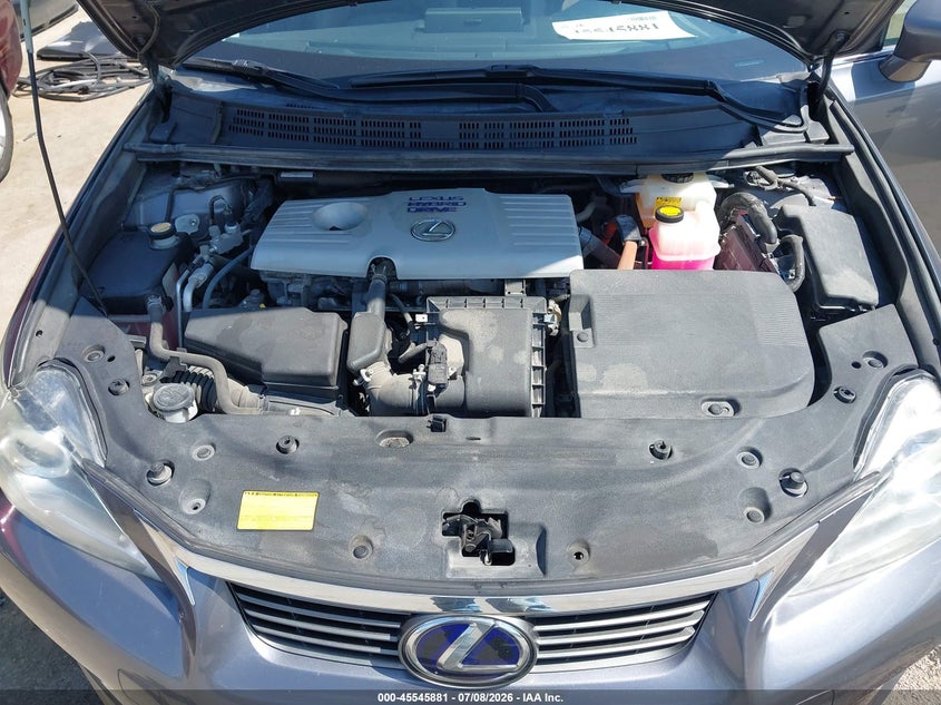 2012 Lexus Ct 200H Premium VIN: JTHKD5BH6C2087729 Lot: 45545881