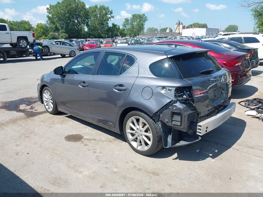 2012 LEXUS CT 200H auction photo 3