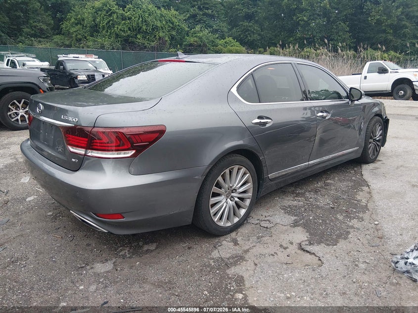 Vin: jthcl5ef8d5017537, lot: 46044165, lexus ls 460 20134