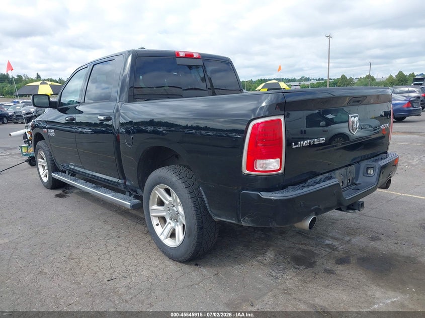 Vin: 1c6rr7ptxes336764, lot: 46044184, ram 1500 longhorn 20143