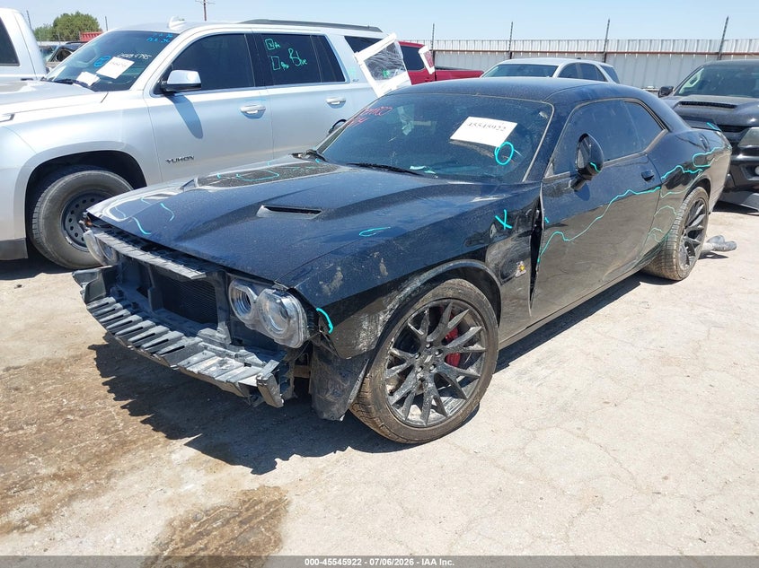 Vin: 2c3cdzfj5hh635913, lot: 46044191, dodge challenger r/t scat pack 20172