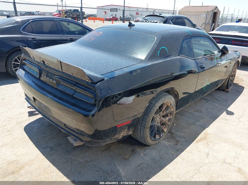 Vin: 2c3cdzfj5hh635913, lot: 46044191, dodge challenger r/t scat pack 20174