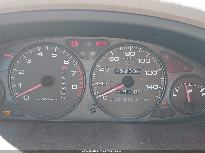 1999 Acura Integra Ls VIN: JH4DB7652XS001879 Lot: 45545985