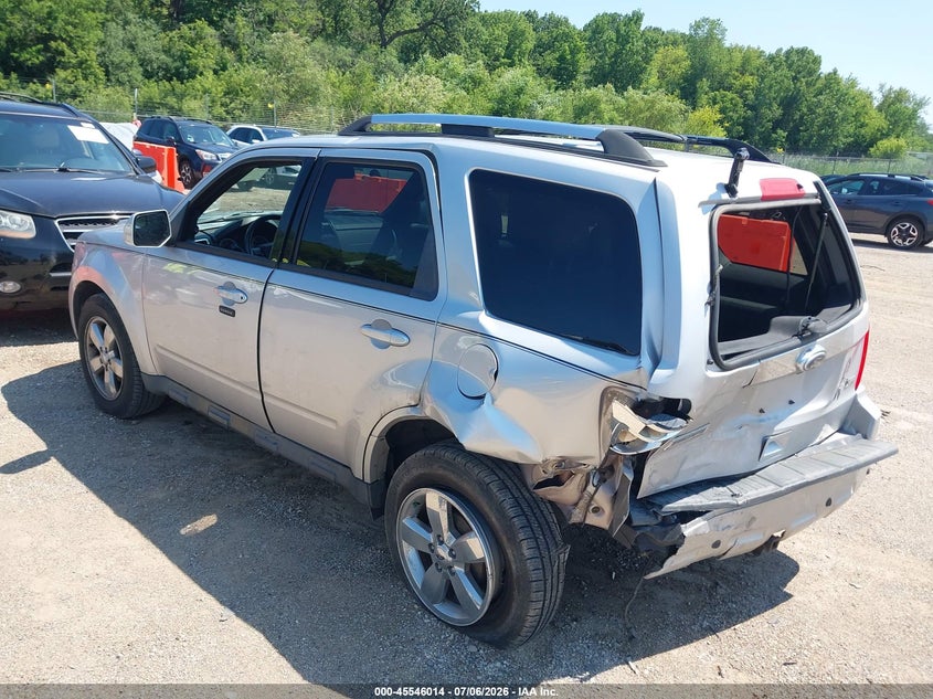 Vin: 1fmcu9eg5ckc41178, lot: 46044283, ford escape limited 20123