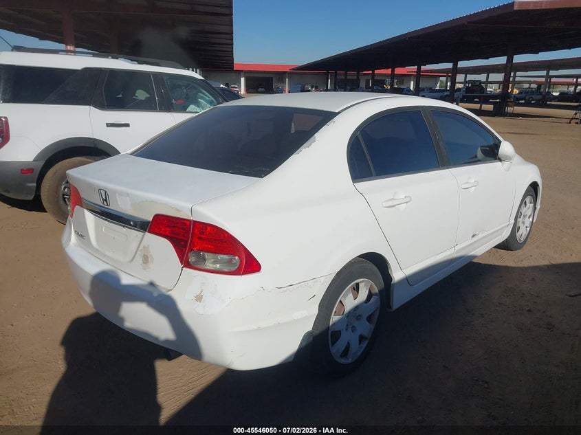 2009 HONDA CIVIC SEDAN 1.8L I-4 VVT, 140HP