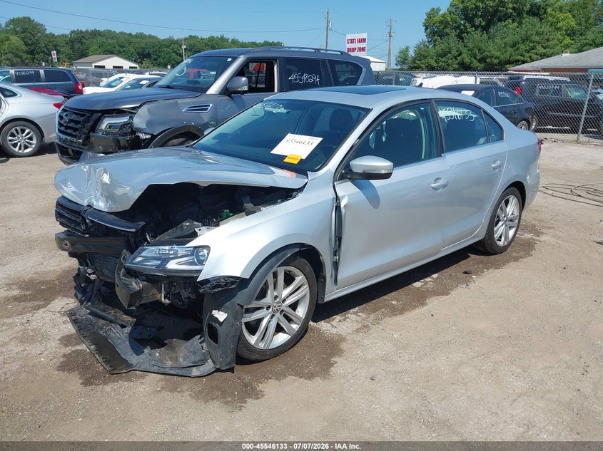 2015 Volkswagen Jetta, Удар спереду, IAAI, VIN 3VWL07AJ7FM270536 — фото 2