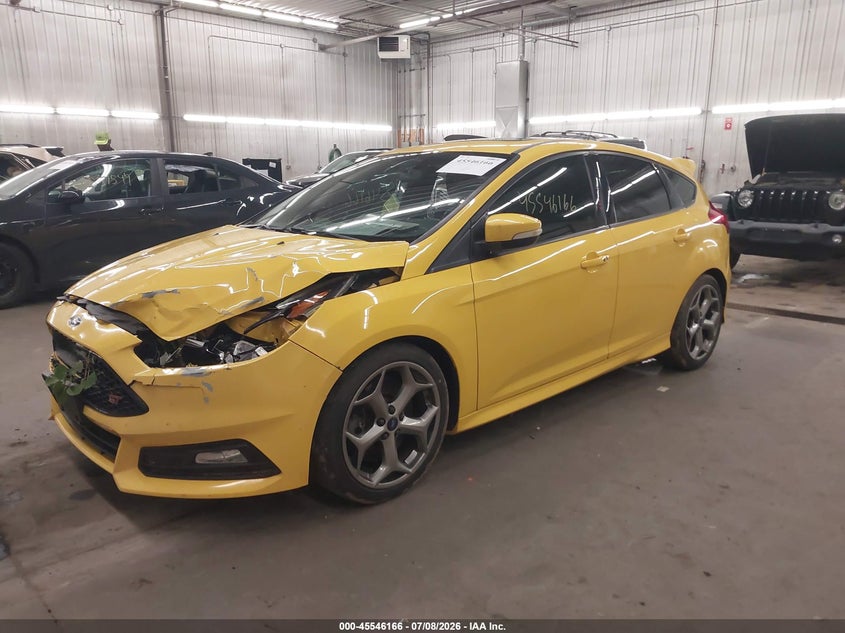 Vin: 1fadp3l94hl219309, lot: 46044436, ford focus st 20172