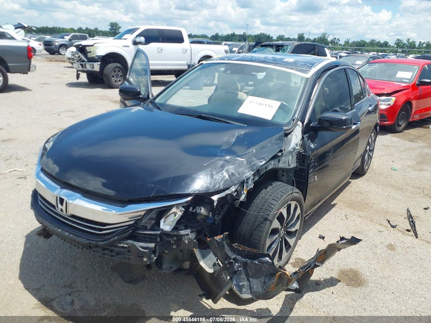 2017 Honda Accord, Удар спереду, IAAI, VIN JHMCR6F57HC022174 — фото 2