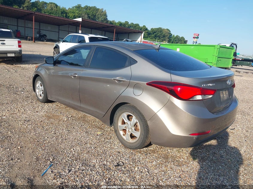 2014 HYUNDAI ELANTRA auction photo 3