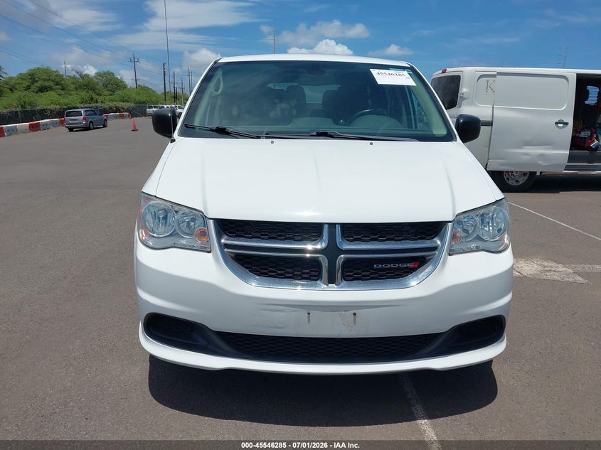 2018 Dodge Grand Caravan Se VIN: 2C4RDGBG2JR296466 Lot: 45546285