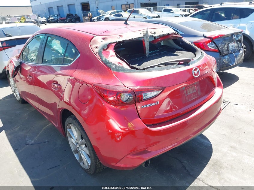 Vin: 3mzbn1l7xhm114876, lot: 46044555, mazda mazda3 touring 20173
