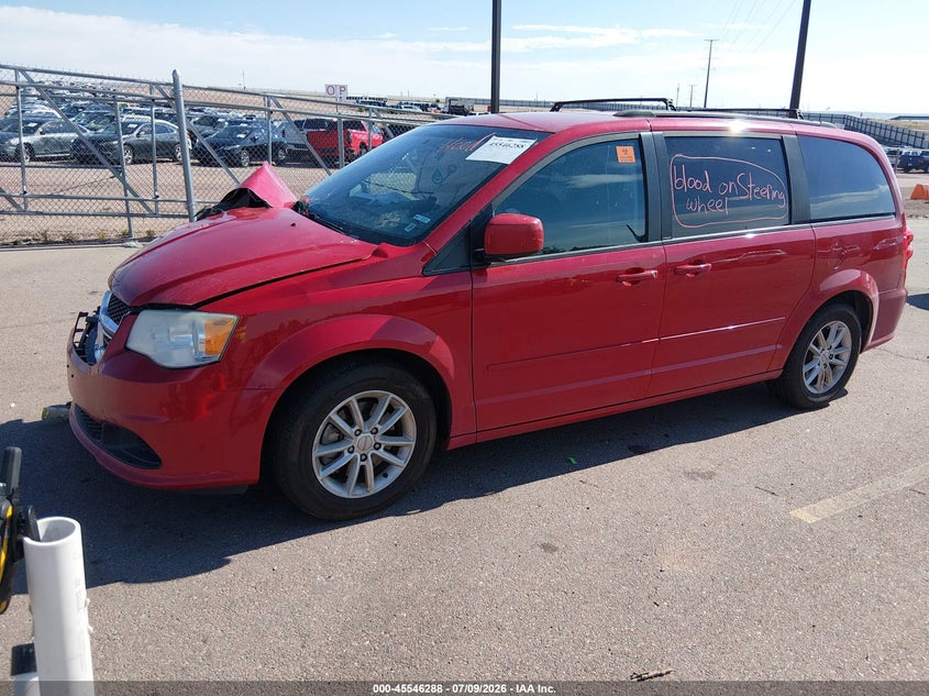 Vin: 2c4rdgcg9er262089, lot: 46044557, dodge grand caravan sxt 20142