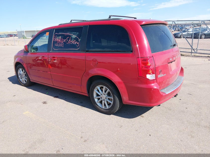Vin: 2c4rdgcg9er262089, lot: 46044557, dodge grand caravan sxt 20143