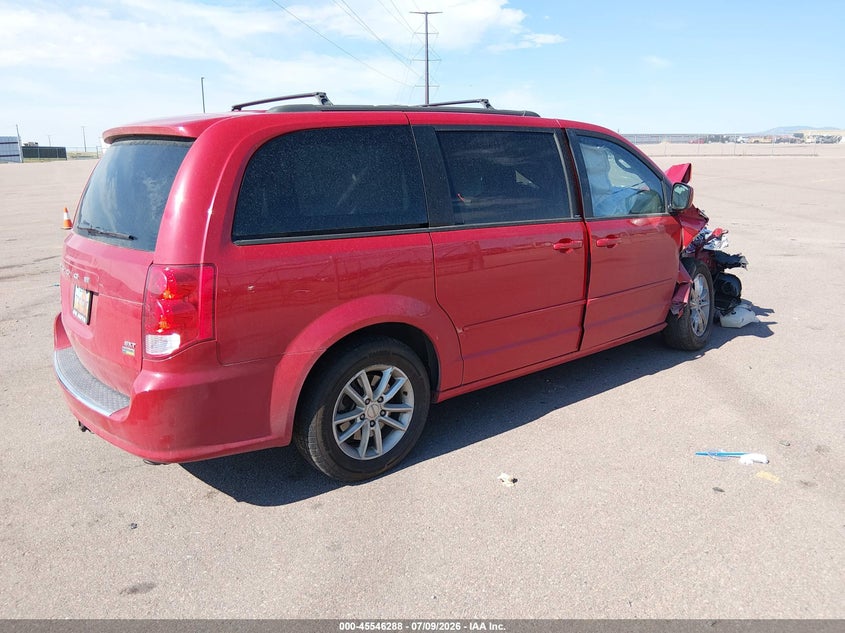 Vin: 2c4rdgcg9er262089, lot: 46044557, dodge grand caravan sxt 20144