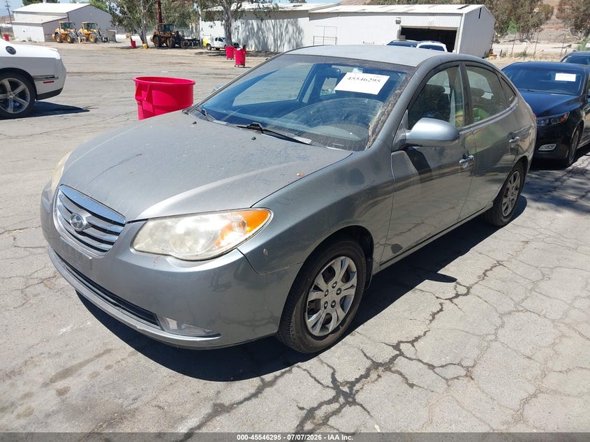 2010 Hyundai Elantra Gls, Звичайний знос, IAAI, VIN KMHDU4AD1AU041614 — фото 2