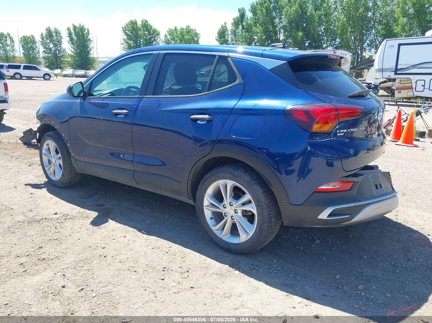 Vin: kl4mmcsl7nb011484, lot: 46044575, buick encore gx awd preferred 20223