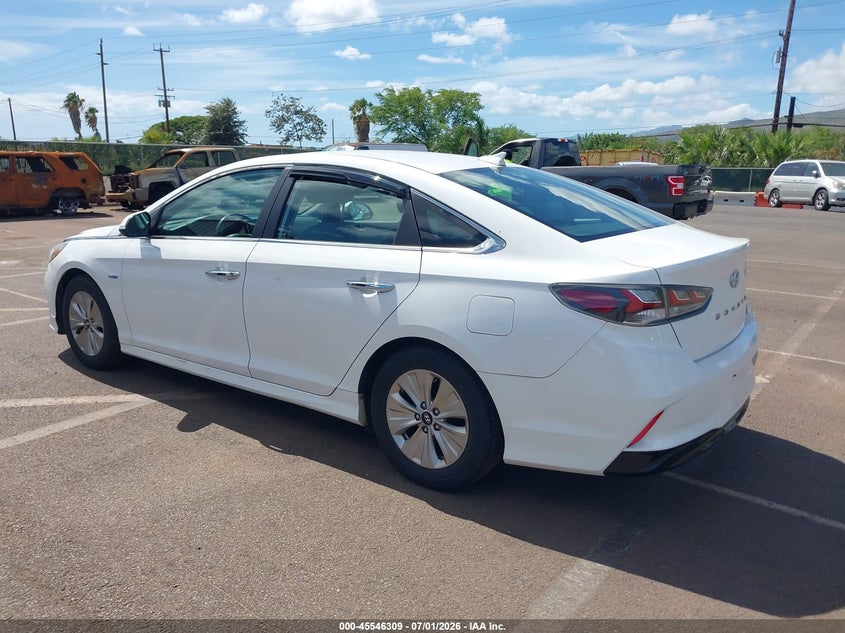 2018 Hyundai Sonata Hybrid Se VIN: KMHE24L37JA083494 Lot: 45546309