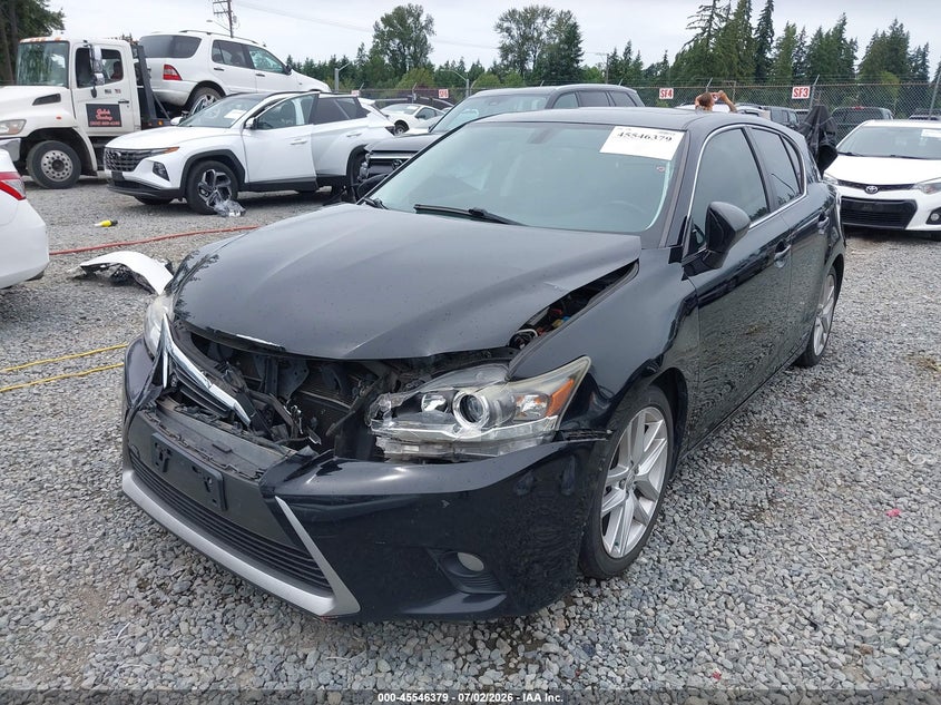 Vin: jthkd5bh4f2226521, lot: 46044647, lexus ct 200h 20152