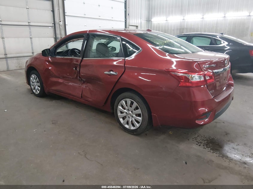 2017 NISSAN SENTRA SEDAN 1.8L I-4 DOHC, VVT, 124HP