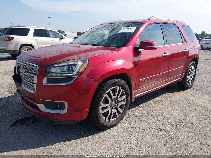 Vin: 1gkkrtkd4dj267209, lot: 46044676, gmc acadia denali 20132