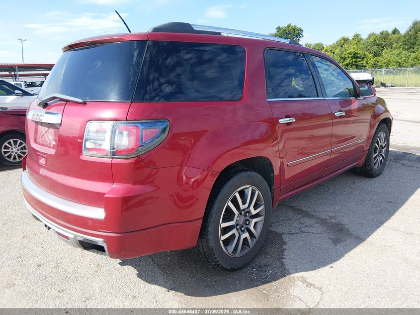 Vin: 1gkkrtkd4dj267209, lot: 46044676, gmc acadia denali 20134
