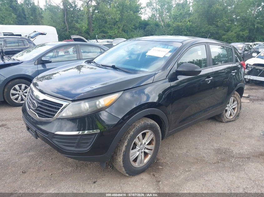 2012 Kia Sportage, Лівий зад, IAAI, VIN KNDPB3A29C7320343 — фото 2