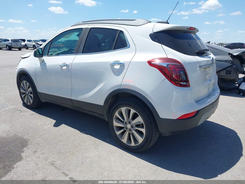 Vin: kl4cjasb0kb702688, lot: 46044698, buick encore fwd preferred 20193