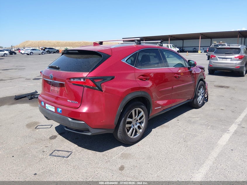Vin: jtjbjrbzxg2039843, lot: 46044719, lexus nx 300h 20164