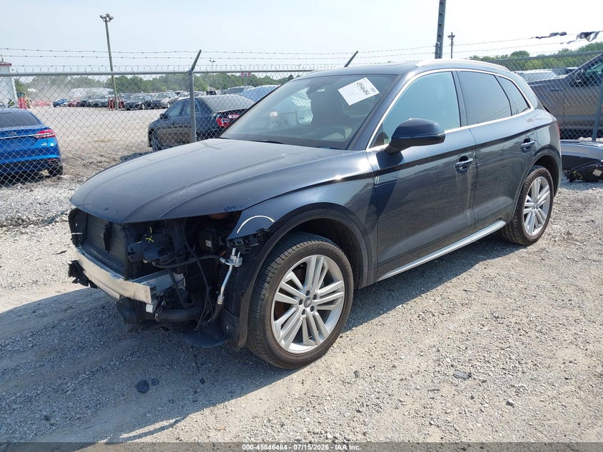 Vin: wa1cnafy8j2160337, lot: 46044753, audi q5 2.0t premium/2.0t tech premium 20182