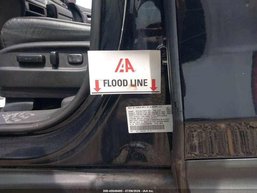 2020 HONDA PILOT auction photo 6
