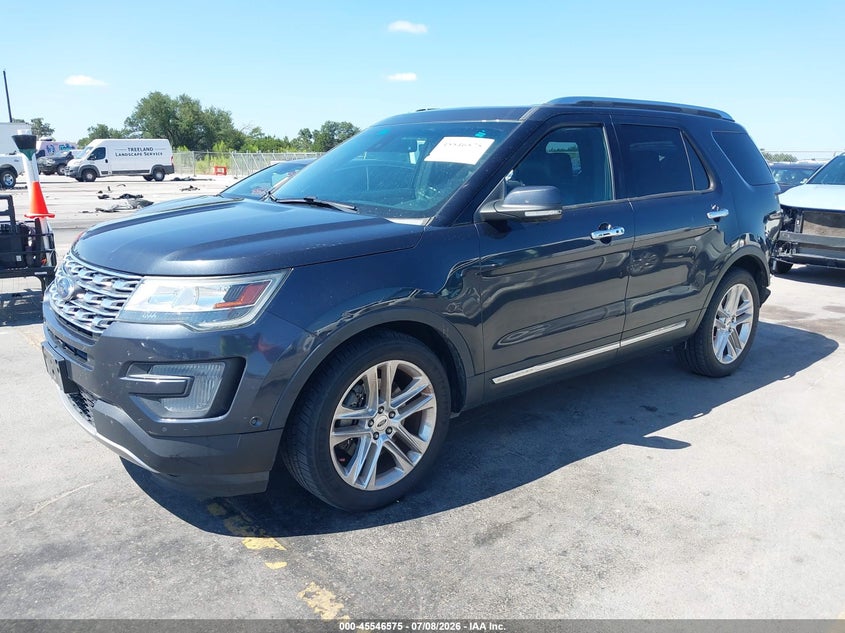 2017 Ford Explorer, Удар сзади, IAAI, VIN 1FM5K7F86HGA93191 — фото 2