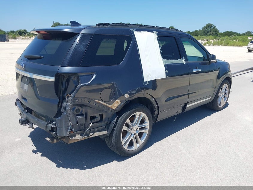Vin: 1fm5k7f86hga93191, lot: 46044844, ford explorer limited 20174