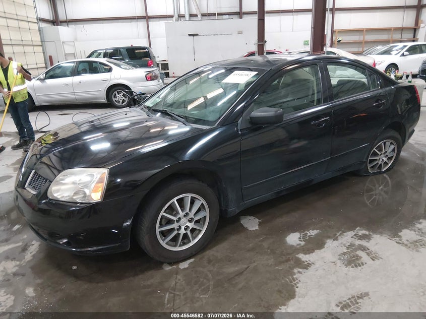 2004 Mitsubishi Galant, Left Rear, IAAI, VIN 4A3AB46FX4E065901 — photo 2