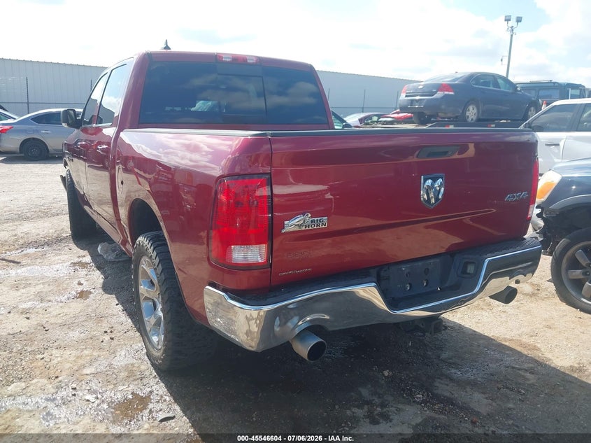 Vin: 1c6rr7lt2es470187, lot: 46044873, ram 1500 big horn 20143