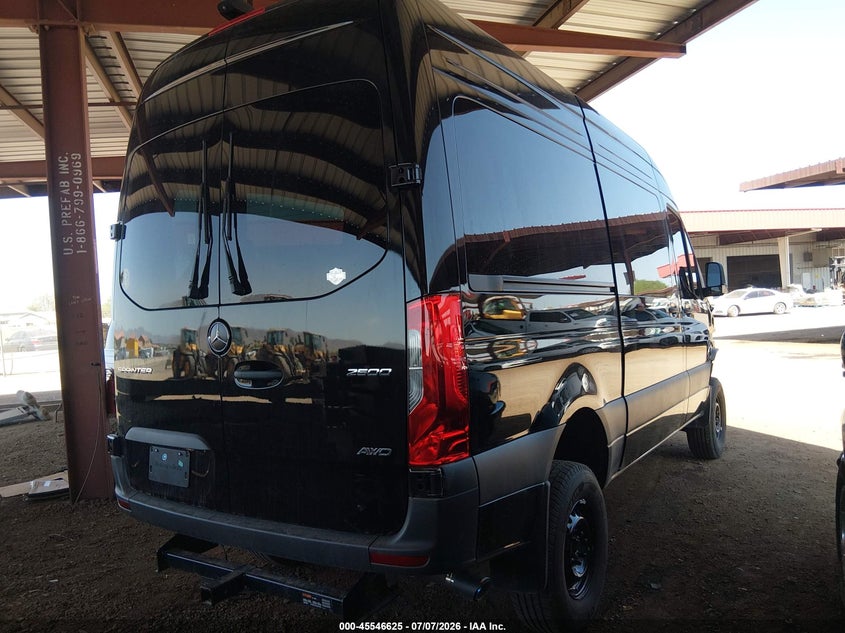 2025 Mercedes-Benz Sprinter 2500 Standard Roof 4-Cyl Diesel Ho VIN: W1Z4NFVY9SP759560 Lot: 45546625