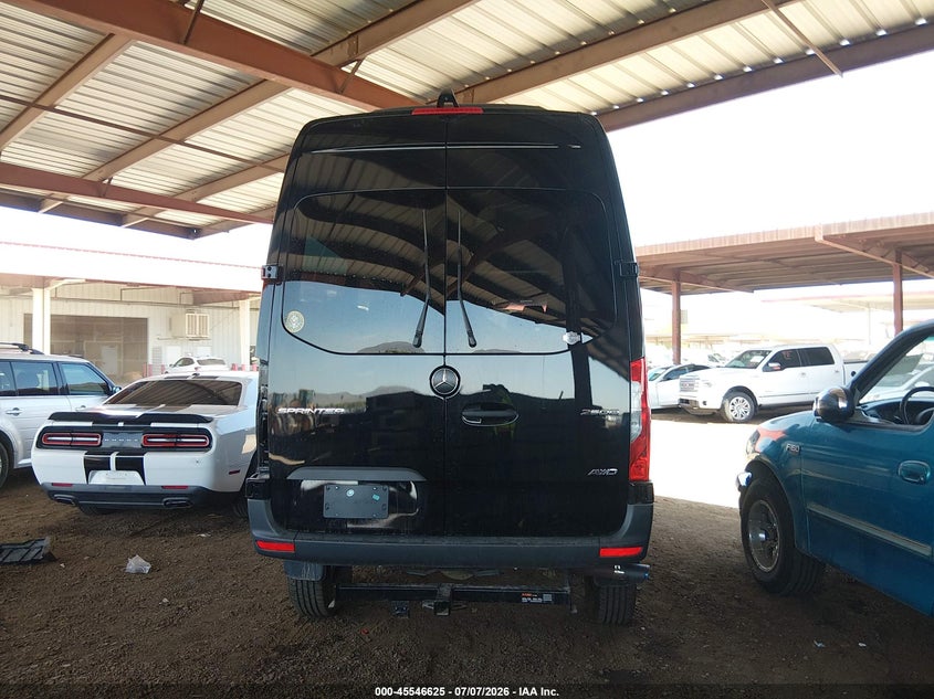 2025 Mercedes-Benz Sprinter 2500 Standard Roof 4-Cyl Diesel Ho VIN: W1Z4NFVY9SP759560 Lot: 45546625