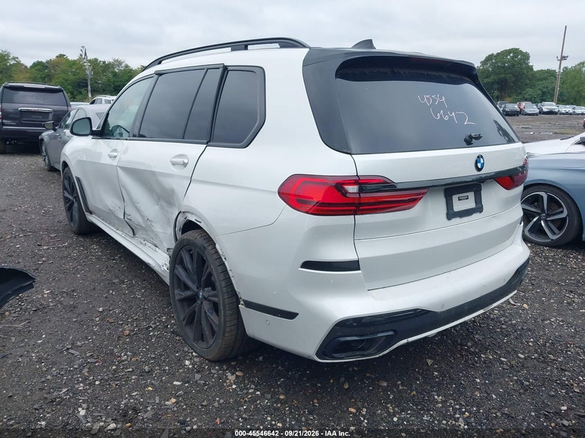 Vin: 5uxcx6c03m9h59753, lot: 46044911, bmw x7 m50i 20213