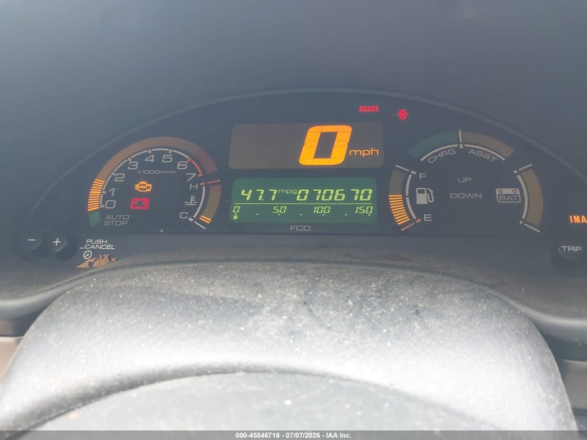 2000 Honda Insight VIN: JHMZE1375YT000625 Lot: 45546716