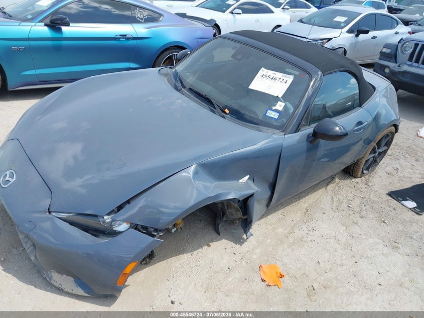 Vin: jm1ndac72m0460923, lot: 46044993, mazda mx-5 miata club 20212