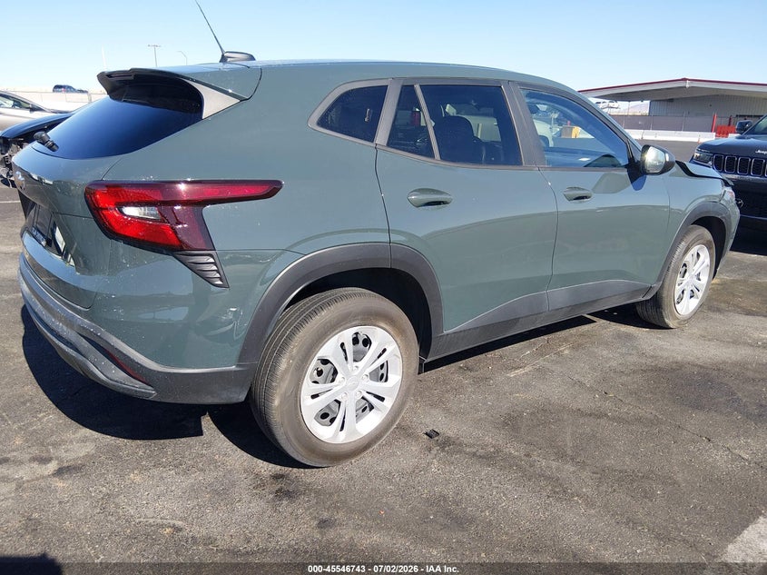 Vin: kl77lfep7sc293442, lot: 46045012, chevrolet trax fwd ls 20254