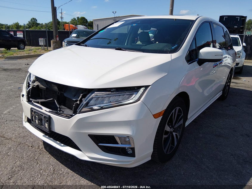 2018 Honda Odyssey, Удар спереди, IAAI, VIN 5FNRL6H97JB089993 — фото 2