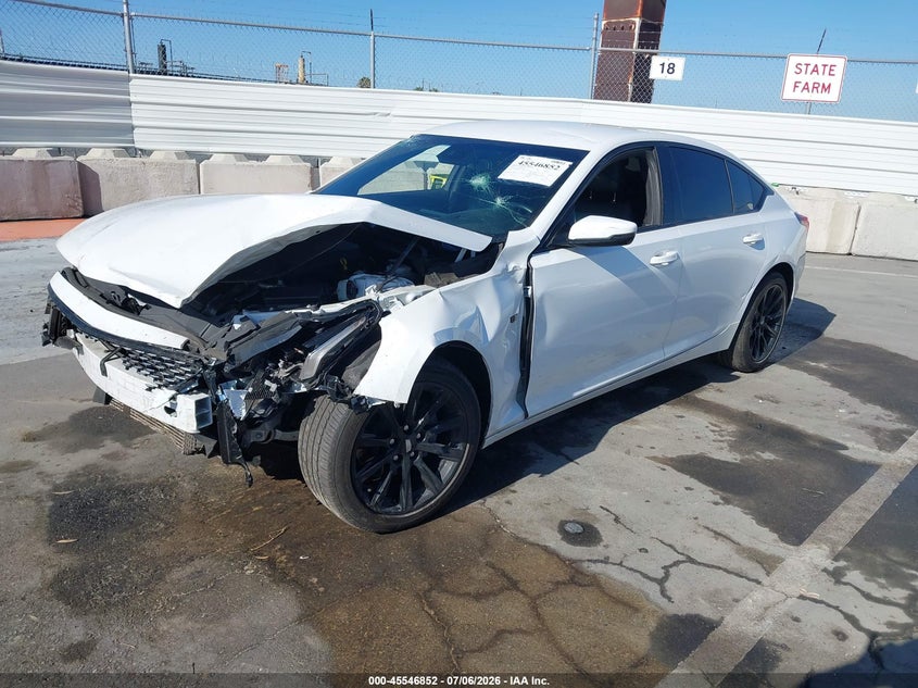 Vin: 1g6dm5rk1p0157489, lot: 46045121, cadillac ct5 luxury 20232