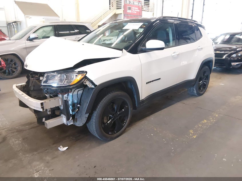 Vin: 3c4njdbb6lt145494, lot: 46045130, jeep compass altitude 4x4 20202