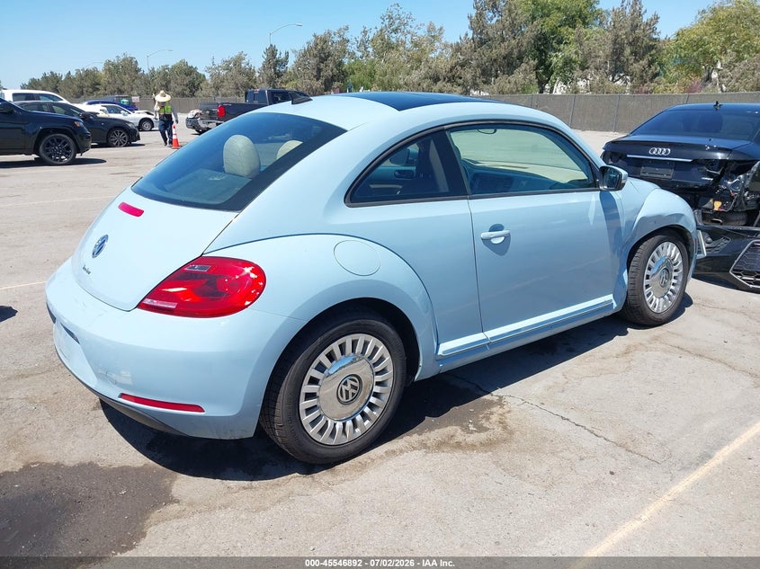 Vin: 3vwj17at7fm601234, lot: 46045161, volkswagen beetle 1.8t 20154