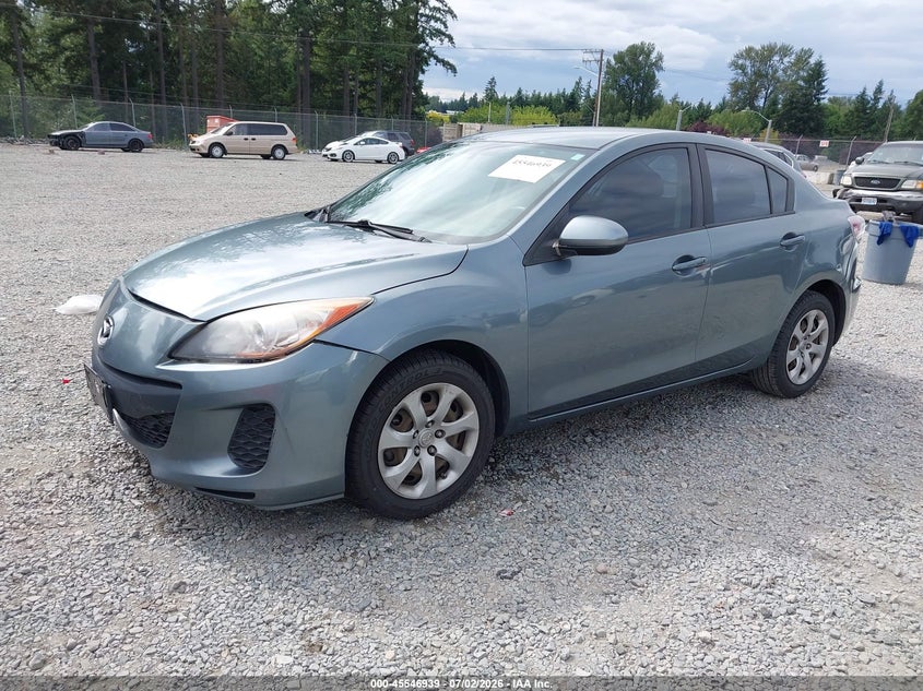 Vin: jm1bl1tg5d1770368, lot: 46045208, mazda mazda3 i sv 20132