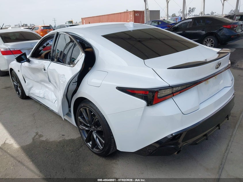 Vin: jthba1d24s5135638, lot: 46045250, lexus is 300 f sport design 20253