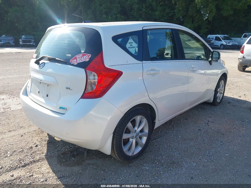 Vin: 3n1ce2cp0el361874, lot: 46045264, nissan versa note sv 20144