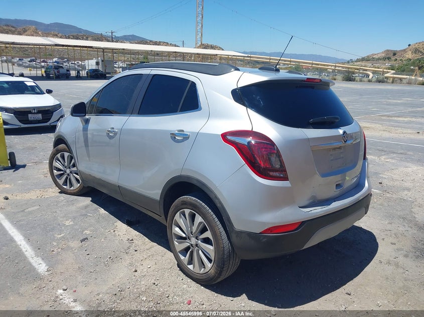 Vin: kl4cjasb3kb959649, lot: 46045265, buick encore fwd preferred 20193
