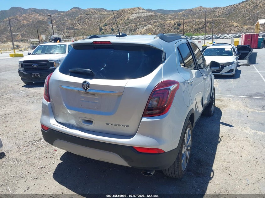 Vin: kl4cjasb3kb959649, lot: 46045265, buick encore fwd preferred 20194