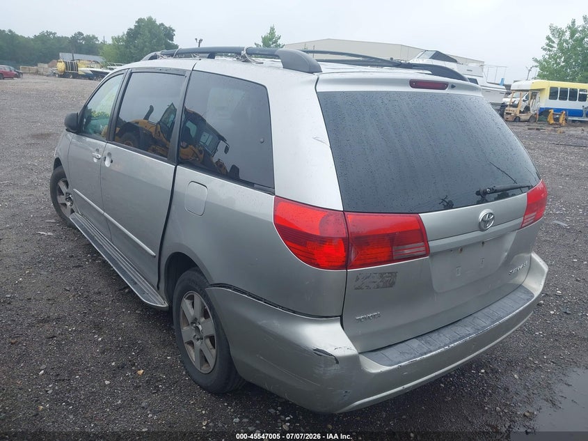 2004 TOYOTA SIENNA VAN 3.3L V-6 DOHC, VVT, 230HP